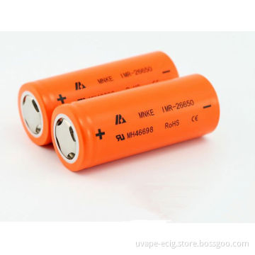 High Drain 3.7V Rechargeable Mnke 26650 4000mAh Battery with Flat Top